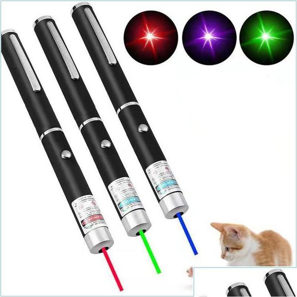 Party Favor Party Favor 5Mw Laser Pointer Pen Funny Cat Toy Outdoor Cam Teaching Conference Supplies Pet Drop Delivery 2022 Home Gar Dh2Nz