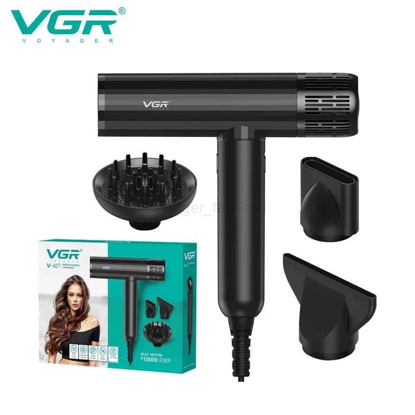 VGR 110,000 RPM Professional Hair Dryer with Brushless Motor, Negative Ion Technology for Barber Salon - V-427B240715