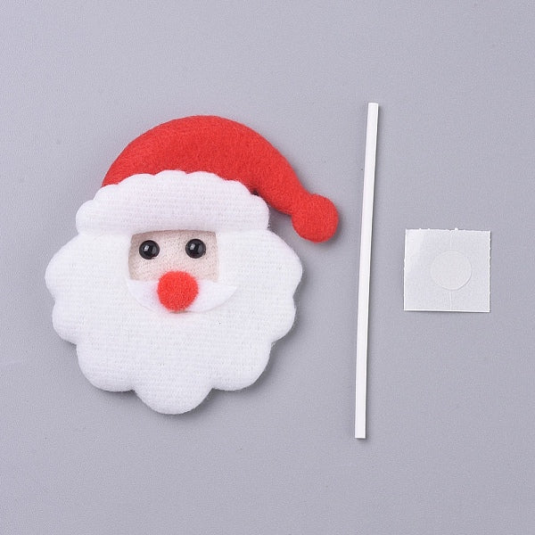 Babbo natale forma natale cupcake cake topper decorazione