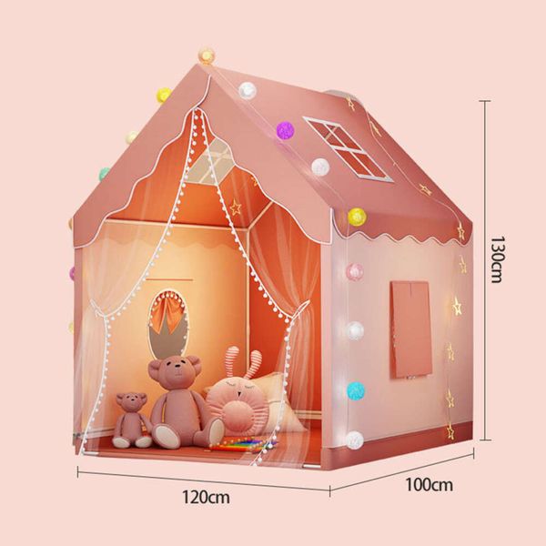 Children Big Size Tent Indoor Girl Boy Castle Super Large Room Crawling Toy House Princess Fantasy Bed Game Kids Baby Gifts