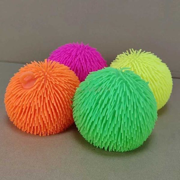 lightburn software All Densely Hairy Vent Ball Light Flash Ball Childrens Software To Vent Toys soft toy with light Luminous Y240827