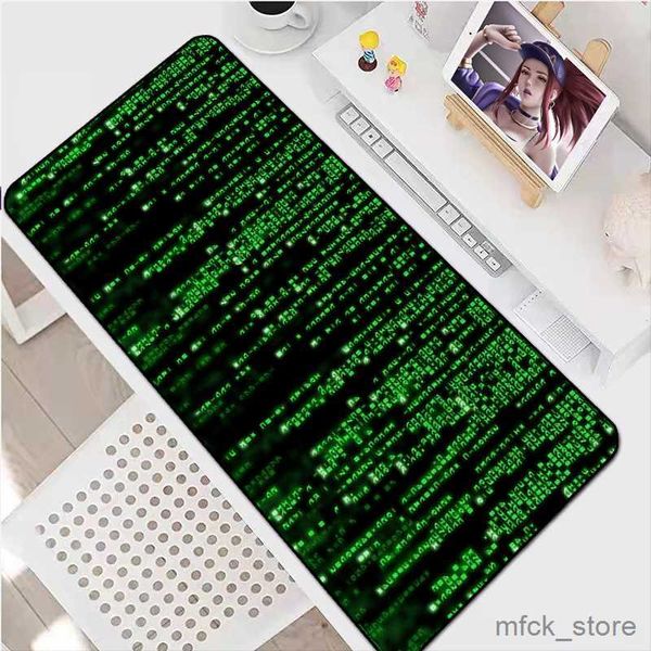Mouse Pads Wrist Rests Code Mouse Gamer Mausepad Computer Accessories Gaming Keyboard Pad Deskmat Rubber Mat Mousepad Mats Cabinet R230830