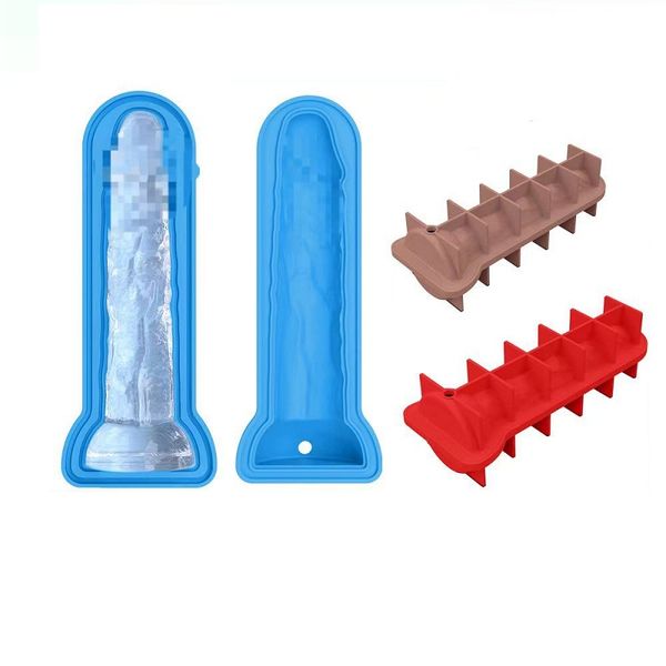 Adult Prank Ice Cube Mold Trays Fun Shapes Novelty Silicone Molds for Chilling Whiskey Cocktails Juice Drink