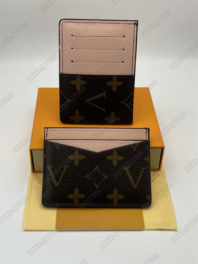 high quality Leather Wallets Designer bag Fashion Designer Wallets Retro Handbag for Women Men Classic Card Holders Coin Purse Famous Lattice Checke