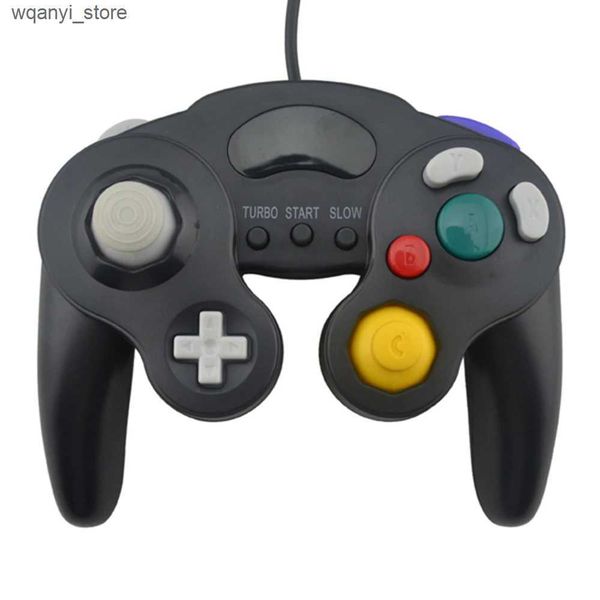 Controladores de jogo Joysticks Wired Game Controller para videogames NGC Joystick Impact Vibração Joystick Game Pad Joystick Control L24091
