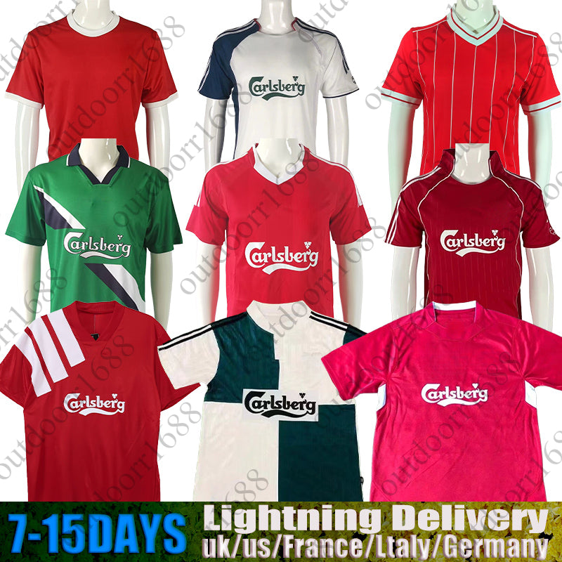 DALGLISH Retro soccer jersey vintage classic Football Shirt Gerrard RUSH FOWLER BARNES TORRES 91 Irving&#039;s football career 00 01 02 04 05 06 07