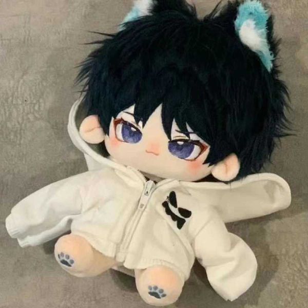 20cm Cute Cotton Doll Plush Toys Scaramouche Wanderer Plushie Dolls Figure Decor Soft Stuffed Dress Up Children Toys GiftsXJ241019