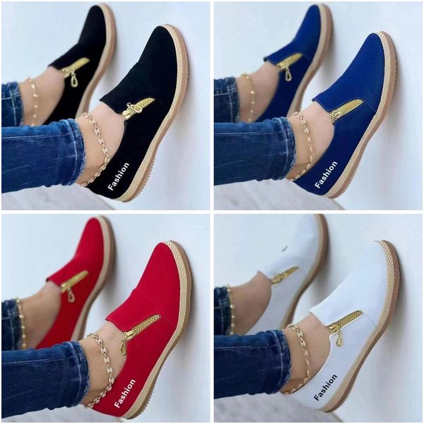 New Dress Shoes sneakers Womens Leather trainers amirishoe Lady Classic Style Cuff Wedding zipper Wear resistant breathable Red blue pink Sh