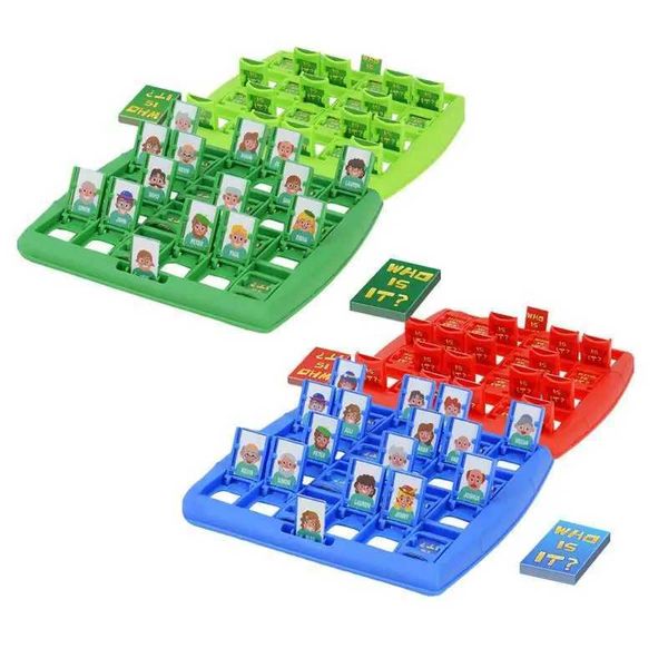 Who am I? Family Guessing Board Game Memory Training Parents Childrens Party Guessing Puzzle Board Logic Reasoning Game Childrens Toy W24111