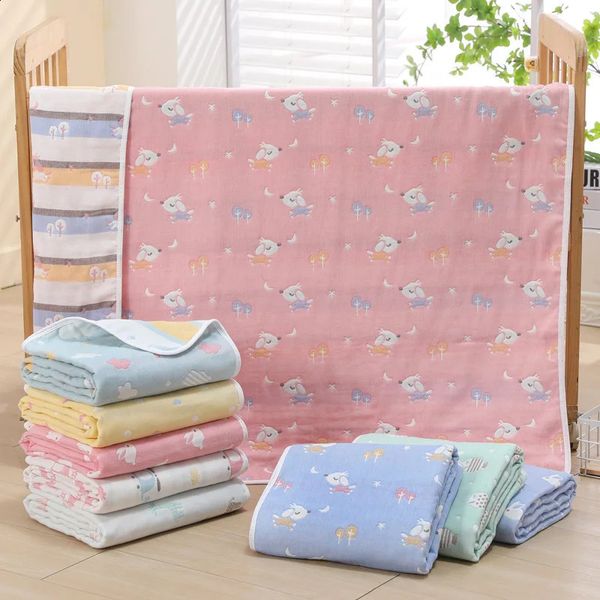 Baby Shower Towel Infant Breathable Skin-friendly Non-irritant Absorbent Bath Towel Light Portable Nap Air-conditioning Quilt 250114