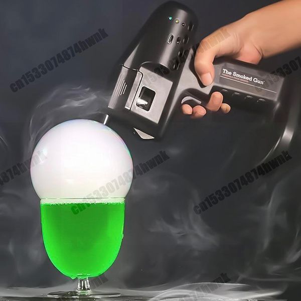 Bar Bartending Making hine Bubbler Kit Molecular Cuisine Milk Tea Coffee Bars tail d Bubble Gun Tools 230920
