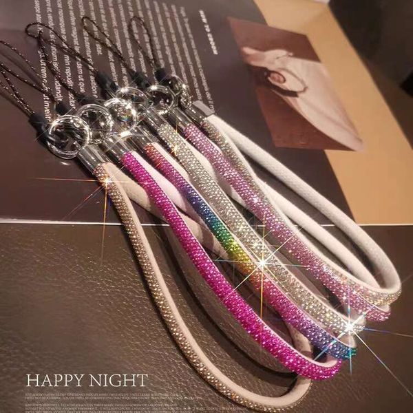 Sparkg Dia Wrist Rope Women&#039;s Ins Fashion Small Fragrant Style Handheld Pendant Hanging Short Phone Chain