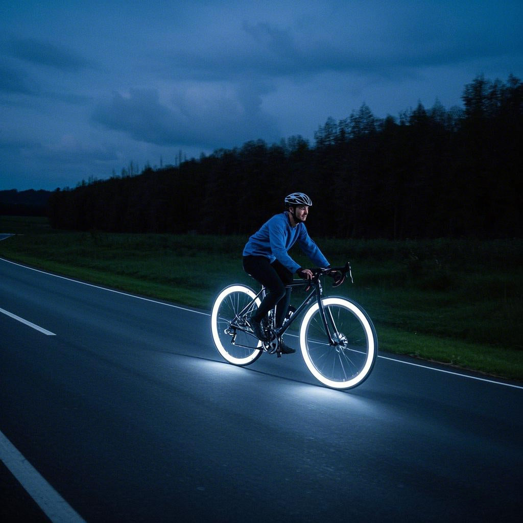 TEMU Safety Reflective Neon Stickers, Colors, Combat Stripes, Kit For Bikes-scooters-skateboards, Suitable For Riding, Make Your