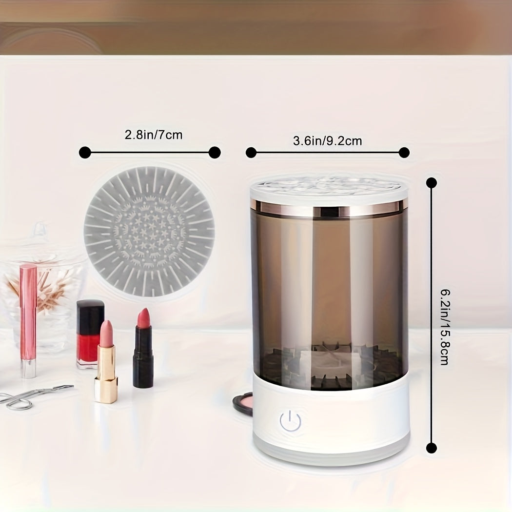 TEMU Electric Makeup Brush Cleaner, Automatic Brush Washer, Makeup Brush Washing And Drying Machine, Brush Cleaner,makeup Tool Cleaner For Daily Use,