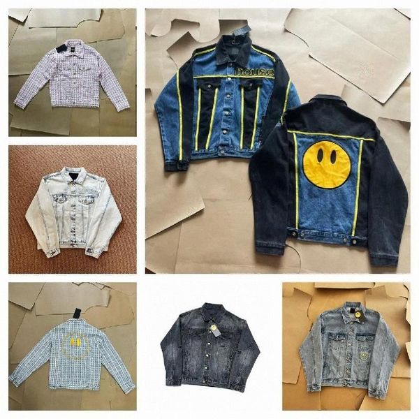 Denim Jacket draw men designer hoodie work jacket Men Women Casual Coats Hip Hop Long Sleeve Man Clothing Outerwear Coat mens jacket mens co
