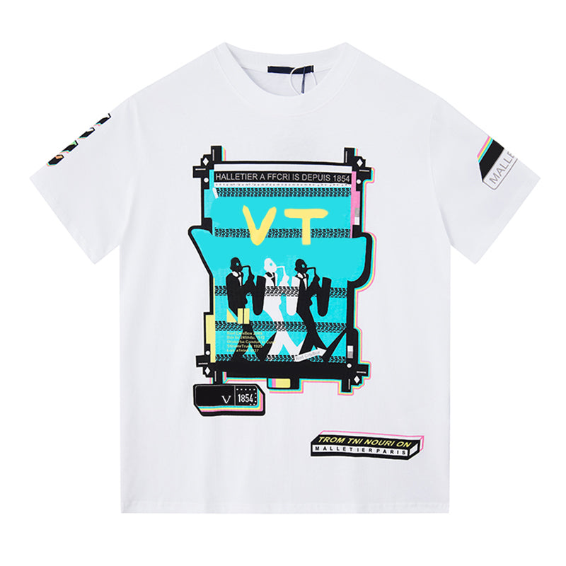 Mens Designer T shirt Chest Letter T Shirts Luxury Classic Clothes Casual Tshirt Sportwear Men Tee Shirts