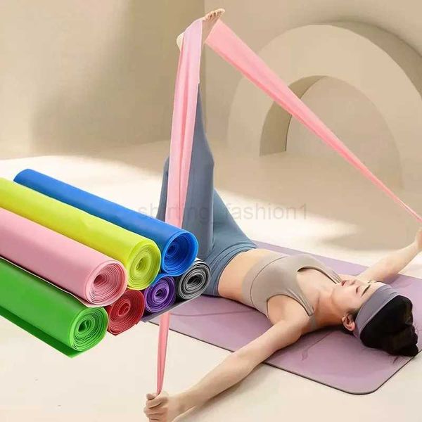 Yoga Strip Fitness Resistance Bands Strength Training Muscle Building Deepening Stretches Full Body Workouts Improving PostureXJ240809