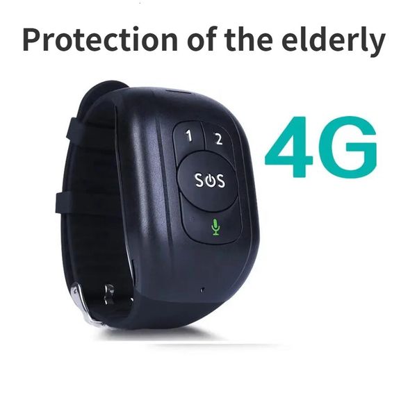 Other Electronics 4G Elderly alarm GPS Watch 2GTracking Bracelet Health monitor SOS IP67 Waterproof Old People Locator Fall Alert Tracker 23