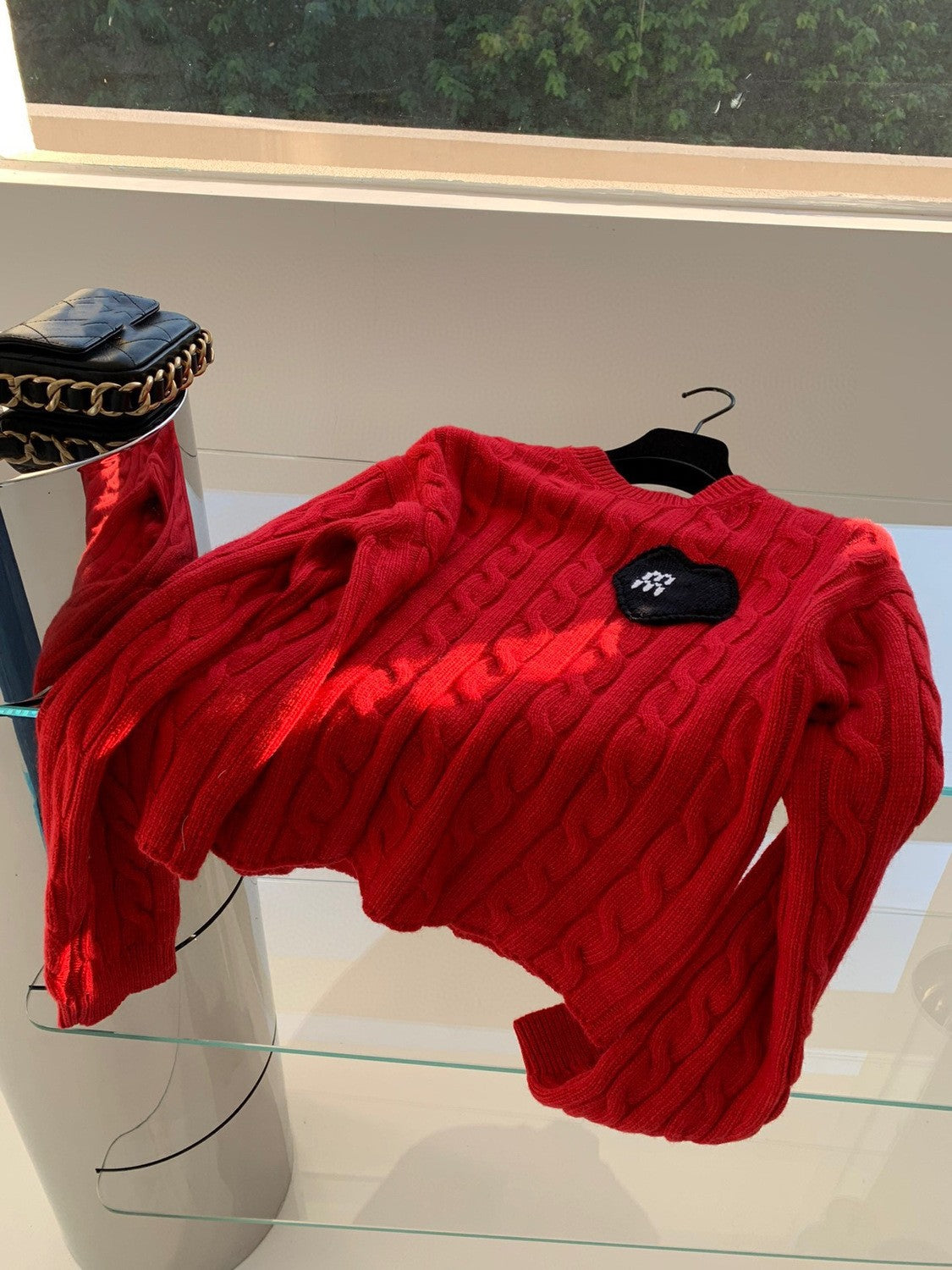 cardigans Womens Sweaters Fasion cardigan designer sweater woman christmas polo knitting red Heart Embroidered Logo Long sleeve warm in autumn and w