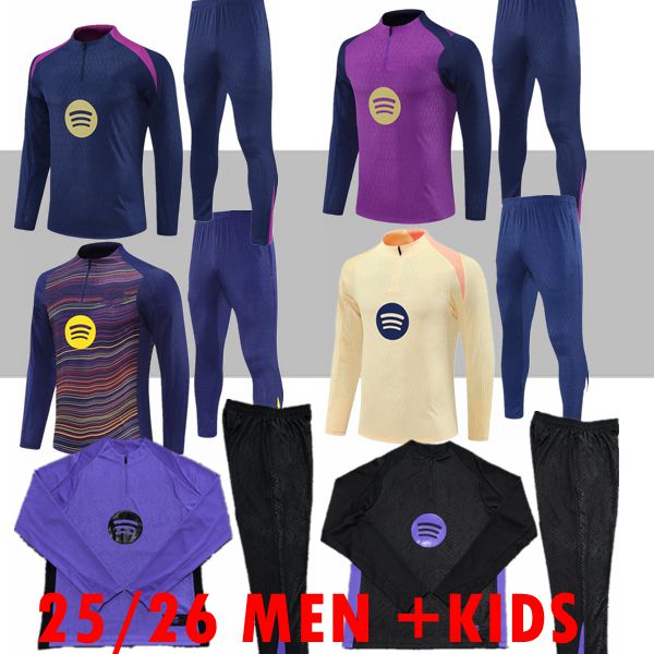 football jersey 2025 2026 adult tracksuit jacket hoodile LAMINE YAMAL BaRcAes soccer jerseys camiseta RAPHINHA LEWANDOWSKI 24 25 26 men kids kits fo