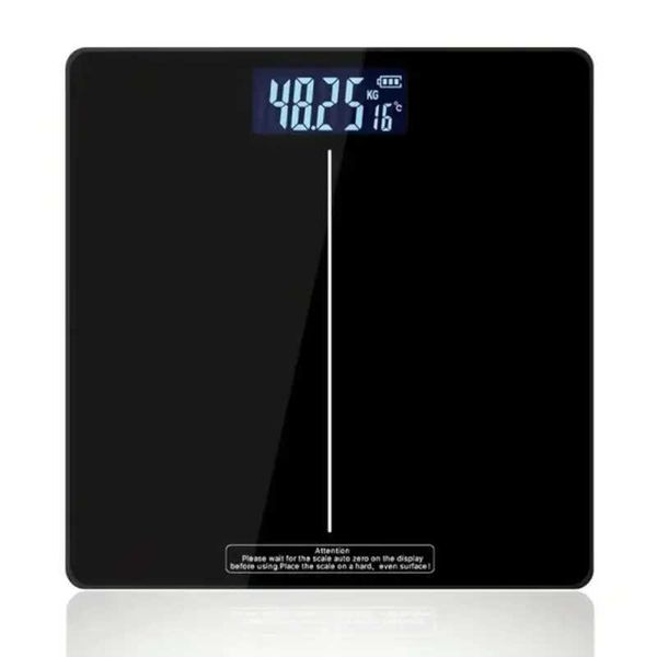 Multi functional square weight scale digital bathroom scale high-precision weight scale circular corner with LED display screen W250103