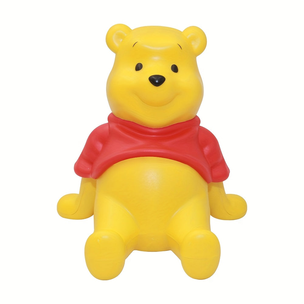 TEMU 1pc Winnie The Cartoon Phone Stand - Lazy Holder, Desktop Decor, Gift For Home Decoration, Festive Gift Item | Design | Durable Plastic,