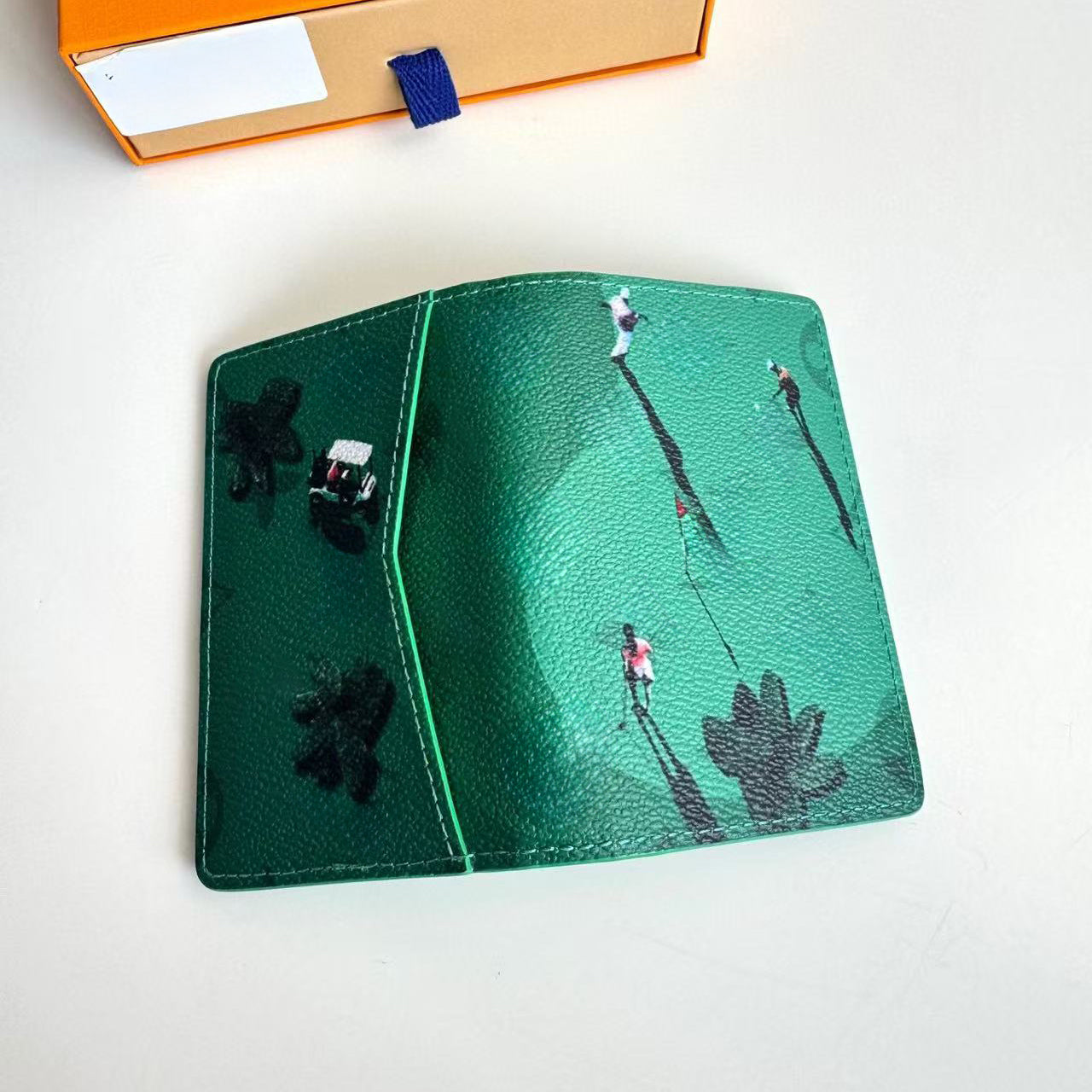 pocket organizer Designer Wallet Luxury Women Purse Pocket Passport Holder Real Leather Coin Pouch Men golf card holder ski wallet golf wallet