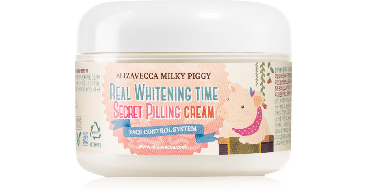 Elizavecca Milky Piggy Real Time Secret Pilling Crème Émolliente Hydratante Effet Gommage 100 Ml