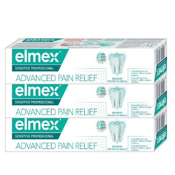 Elmex Pasta de dientes profesional Sensitive 3 x 75 ml