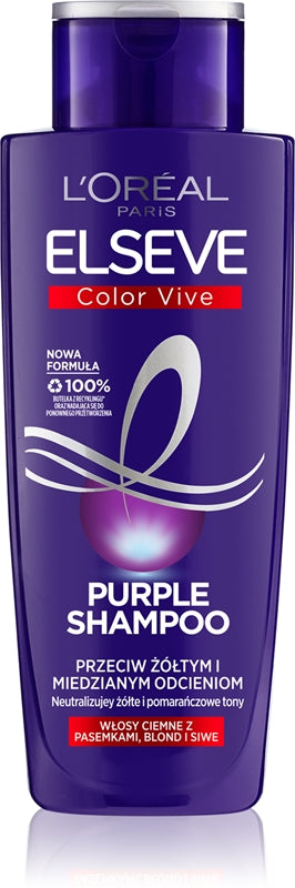 L'Oréal Paris Elvive Color-Vive Purple anti-yellow shampoo 200 ml