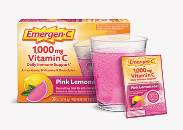Emergen-C Oral Supplement, Pink Lemonade Flavor, 0.3 oz Pkt, 30 Ct Box