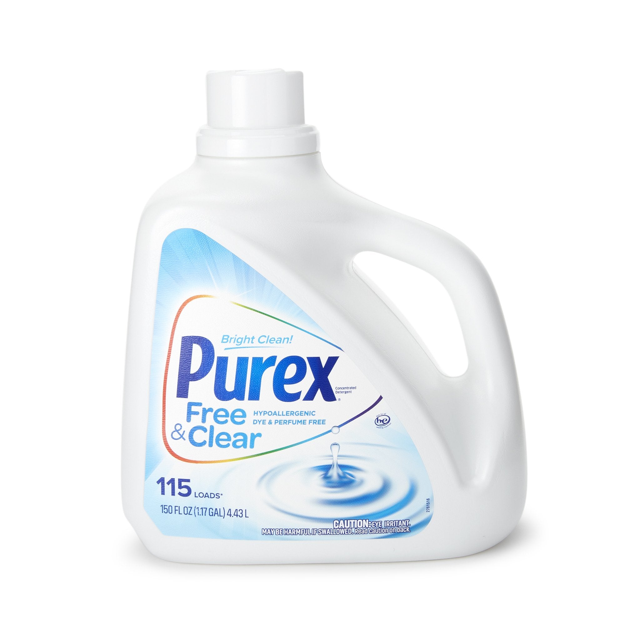 Laundry Detergent Purex Free & Clear 150 oz. Bottle, Case of 4