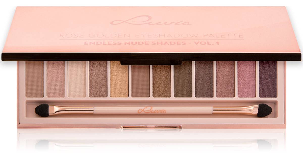 Luvia Cosmetics Endless Nude eyeshadow palette 12× 0.8 g