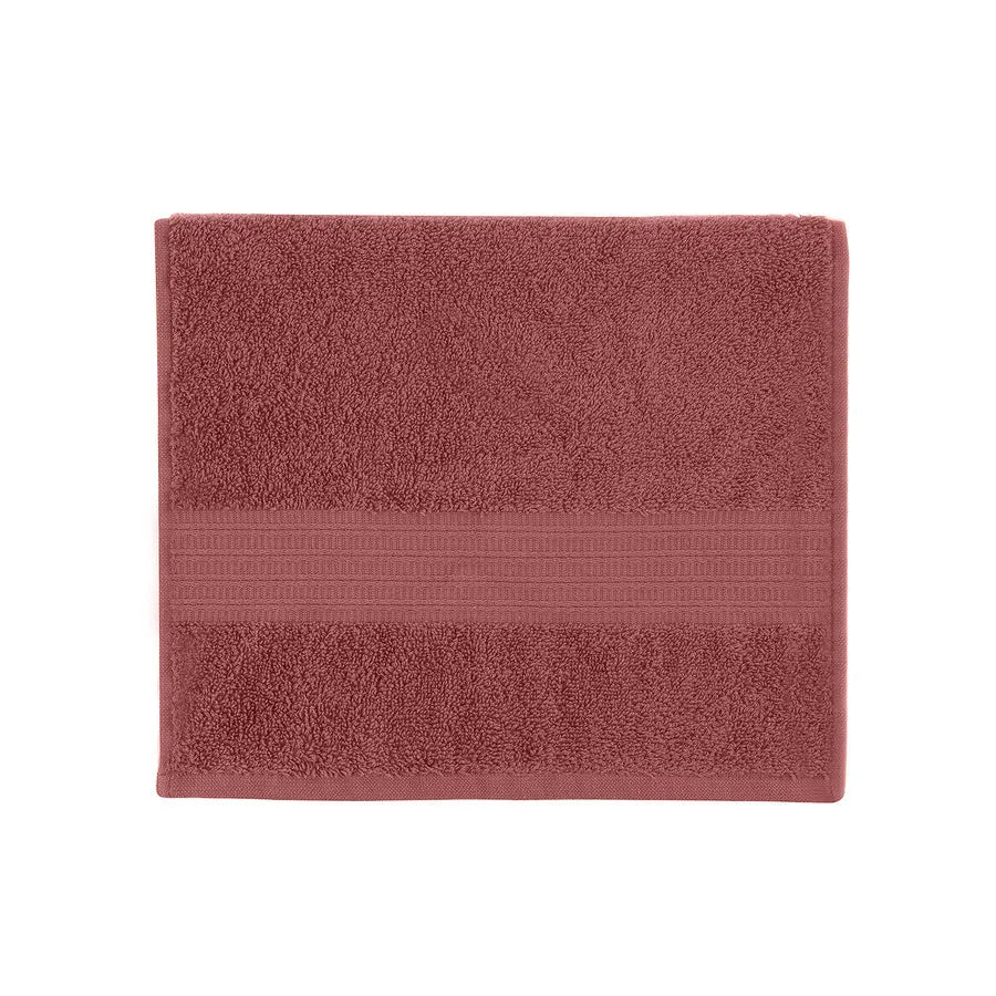 Karaca Home Back To Basic 100% Turkish Cotton Hand Towel, 30cmx50cm, Wine
