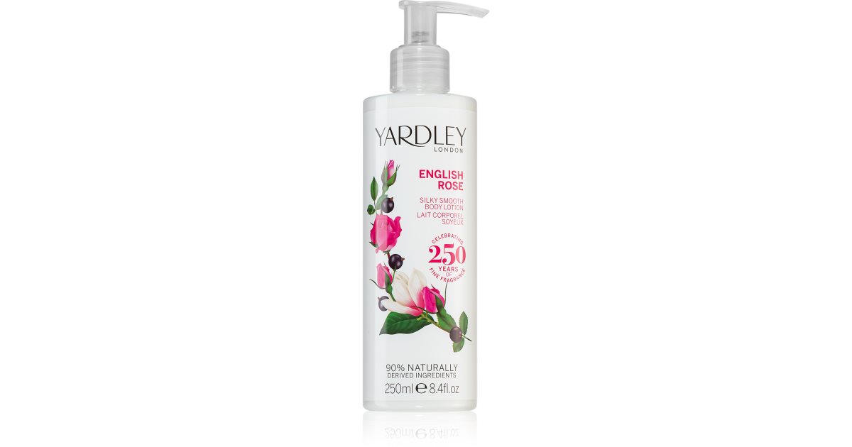 Yardley Engelsk Rose mykgjørende kroppsmelk 250 ml