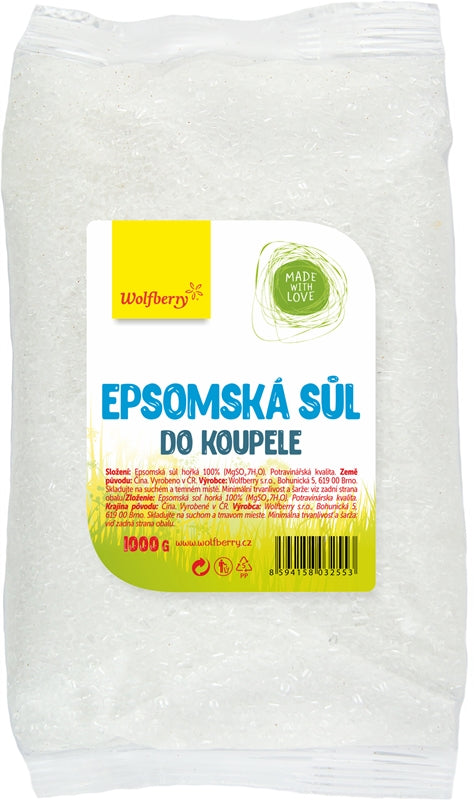 Wolfberry Epsom badsalt 1000 g