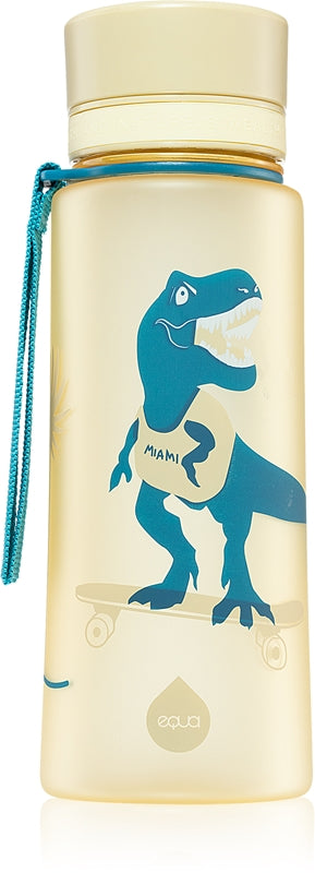 Equa Botella de agua infantil para niños Dino 600 ml