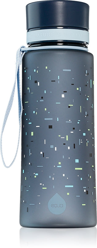 Equa Botella de agua infantil para niños Pixel 600 ml