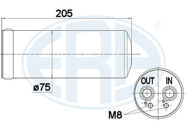 Dryer, air conditioning ERA 668004