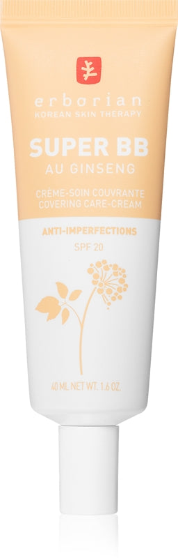 Erborian Erborian Bb Cream Spf 20 Super Bb (Covering Cream) 40 Ml - Shade: Nude