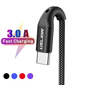 3a usb type c kabel hurtig opladningsledning til samsung galaxy s22 s21 plus xiaomi mi11 huawei mobiltelefon usb c opladerkabel
