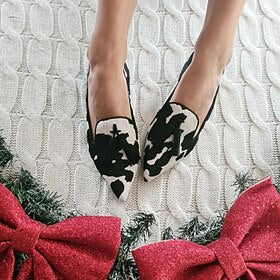 Mocassins à enfiler pour femmes, chaussures plates, vacances quotidiennes, couleur contrastée, automne, bout pointu, vacances, décontracté, noir, rose, vert