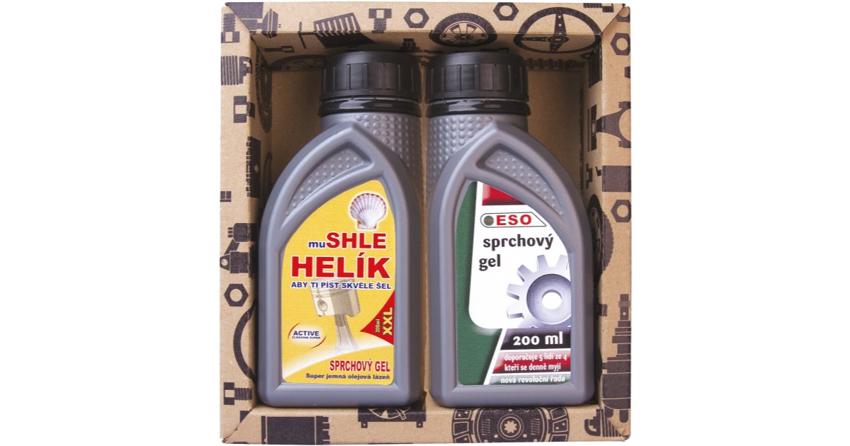 Bohemia Gifts & Kosmetikk ESO dusjgavesett for menn Dusjgelé 2x250 ml