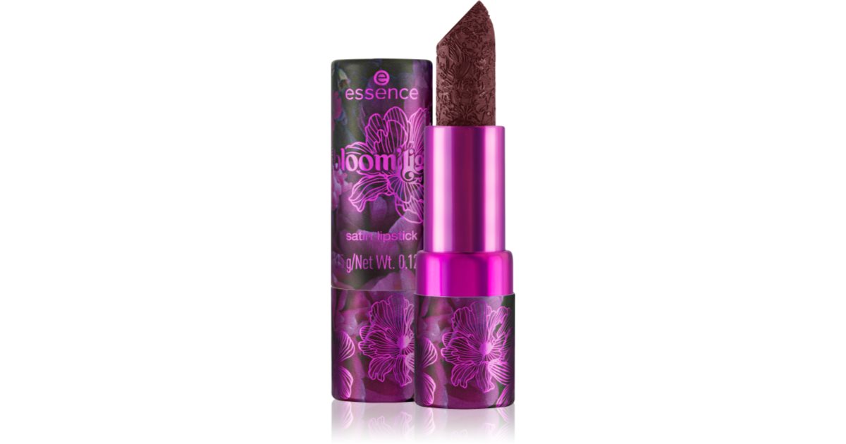 Essens Nel Bloom 'Lett Lipstick Satin Color 01 Kisses At Midnight 3,5 g