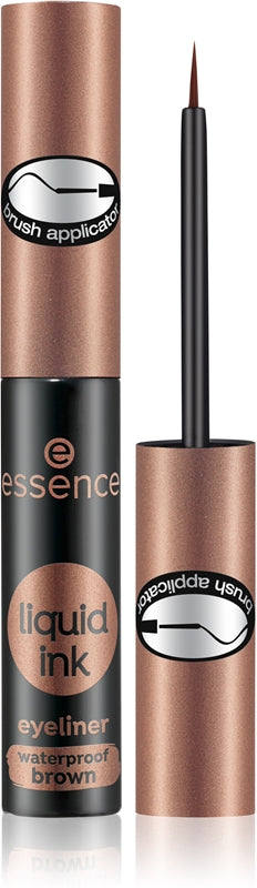 Essence cosmetics eye-liner liquide waterproof 02-marron 3ml