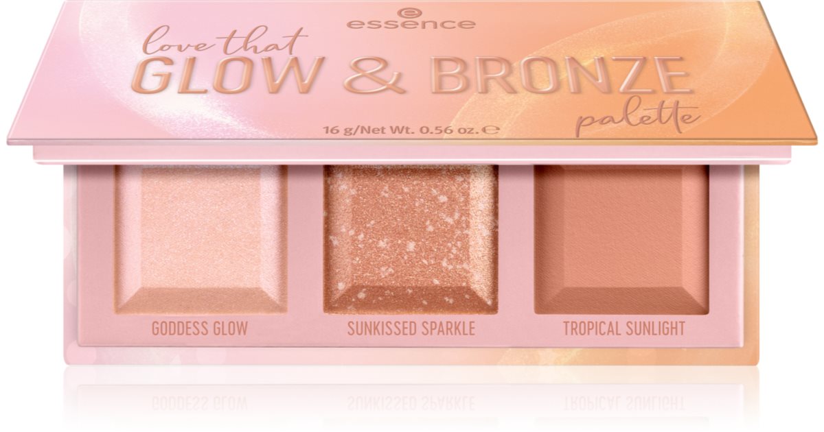 Paleta konturująca Love That Glow & Bronze Essences 16 g