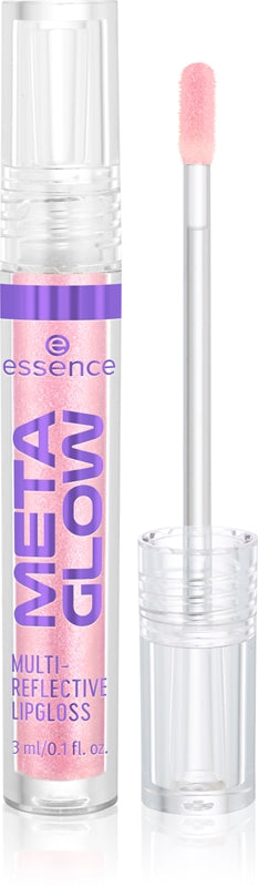 Essence Meta Glow Multireflekterende Lip Gloss Holografisk Effekt Farve 02 Digital Pink 3 ml