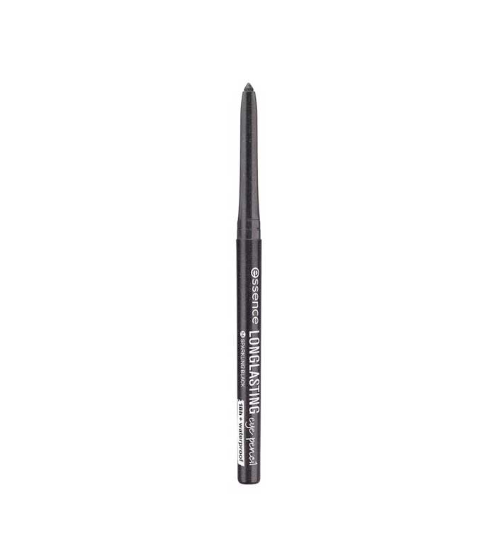 Essence Cosmetics Crayon Yeux longue tenue Waterproof 18h 34-Noir Pétillant 0,28 g
