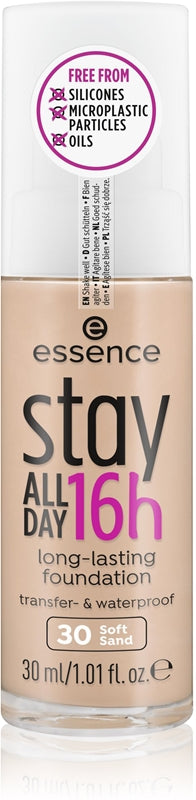 Essence Cosmetics Stay All Day 16 timmar långvarig makeup 30-Mjuk Sand 30ml