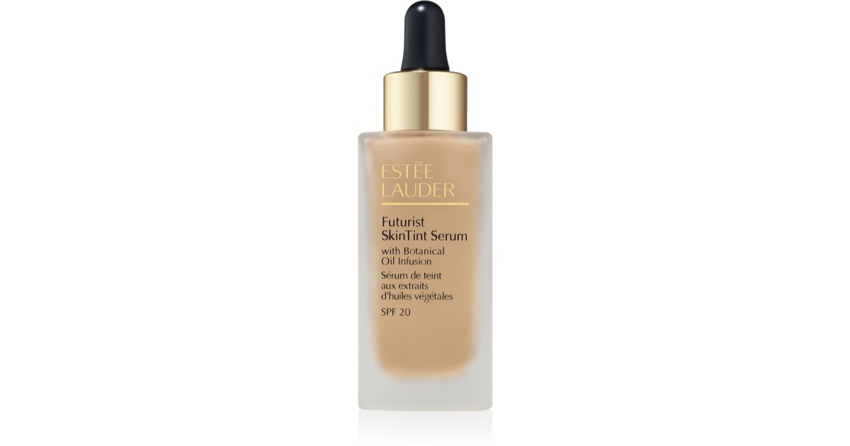 Estée Lauder Futurist SkinTint With Botanical Oil Infusion SPF 20 Serum Foundation SPF 20 color 4W1 Honning Bronse 30 ml